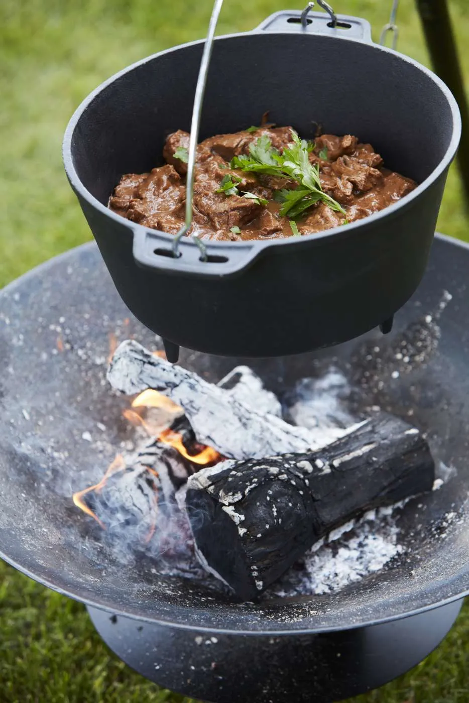 BBQ'en kan het hele jaar. Sudderen op de bbq.