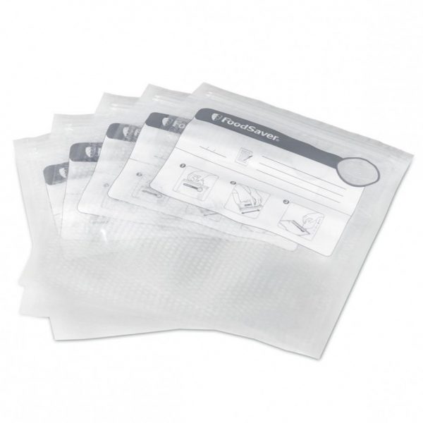 Vacumeren - Fresh Zipper Bags - 18 st - Foodsaver - Afbeelding 2