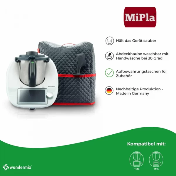 Afdekhoes MiPla® voor Thermomix® TM6, TM5 (Wundermix) - Afbeelding 2