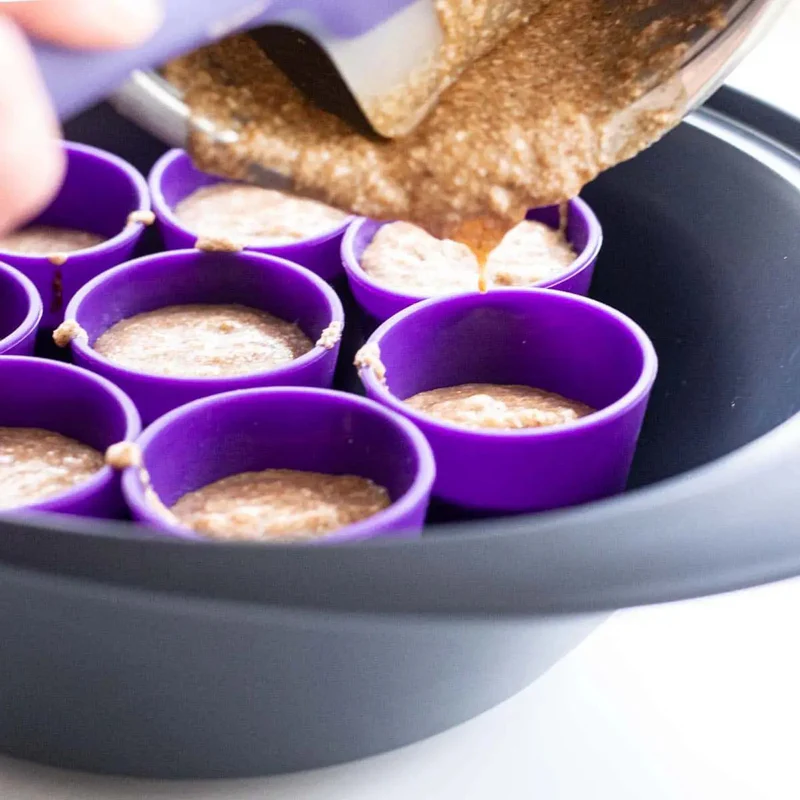 WunderCups® | Siliconen mallenset | 8-delig | paars - TM5/6/7 - Afbeelding 5