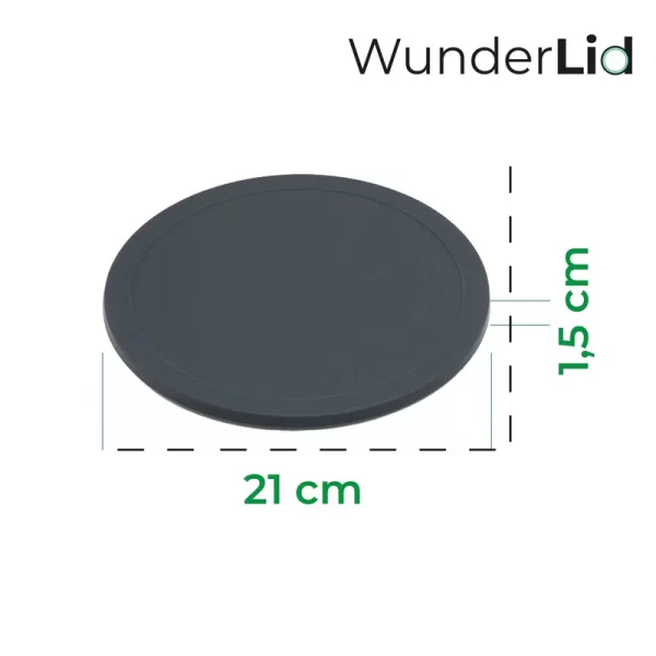 WunderLid® | siliconen deksel mengbeker Ø20cm TM7, TM6, TM5 - Afbeelding 6