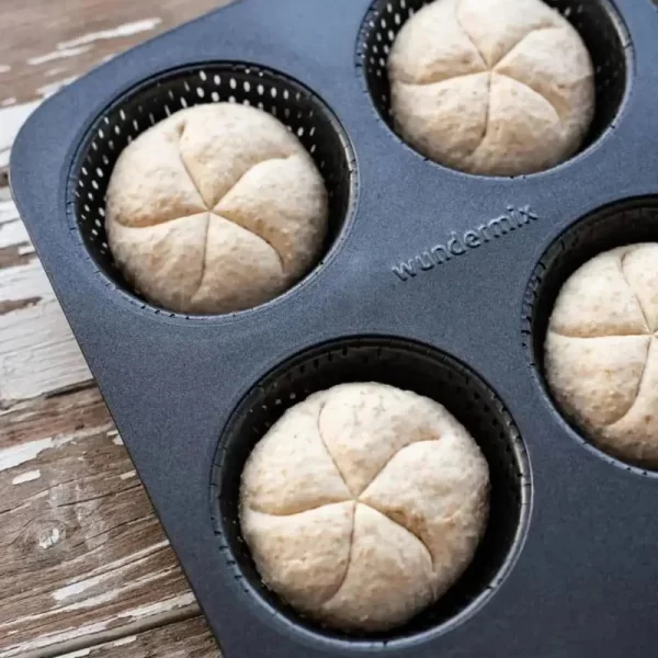 Bakblik voor 9 kleine broodjes - anti-kleef - Afbeelding 3
