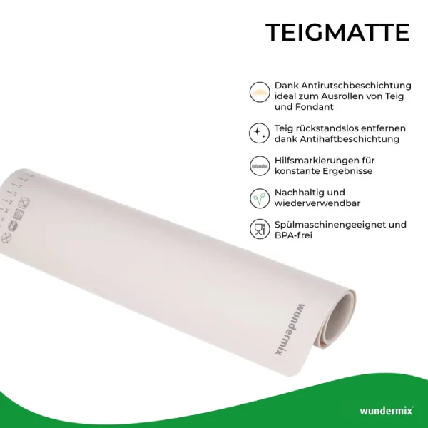 WunderMat® | Premium Siliconen deegmat - Afbeelding 5