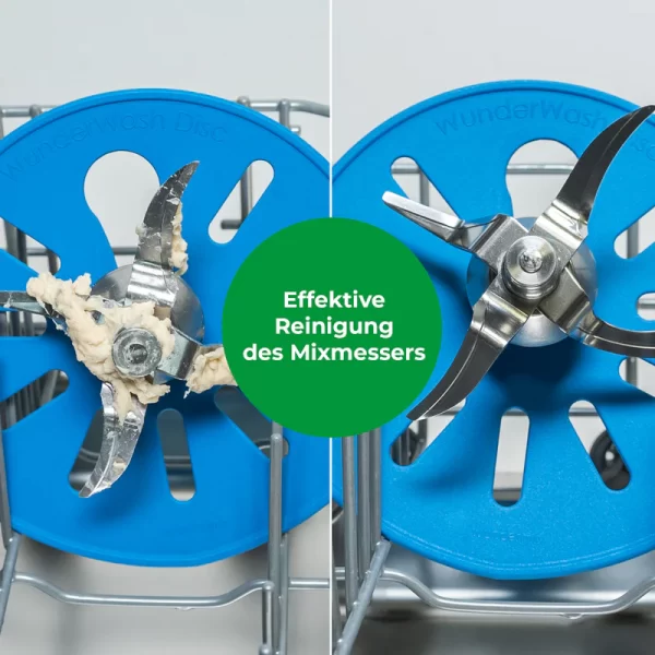 WunderWash® Disc | houder voor mes voor vaatwasser - TM7, TM6, TM5, TM31, Monsieur Cuisine - Afbeelding 2