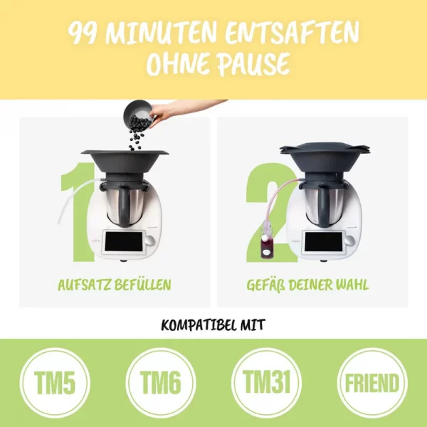 MixFino® | Stoom sapcentrifuge Varoma® - TM6, TM5, TM31 en TM Friend - Afbeelding 4