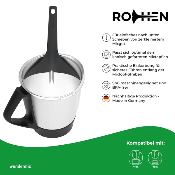 Rochen® | Binnenwandspatel voor mengbeker - TM7, TM6, TM5 - Afbeelding 2
