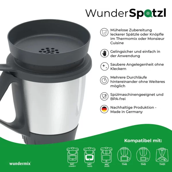WunderSpatzl® | Spaetzle rasp - TM6, TM5 - Afbeelding 3