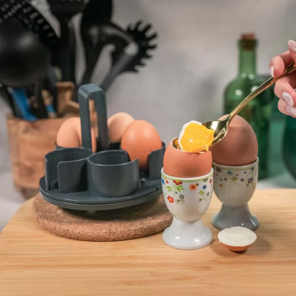 EggPro®| Eierhouder 5st met drager - mengbeker - TM7, TM6, TM5, TM31 - Afbeelding 4