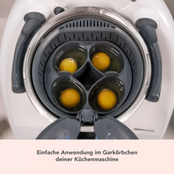 WunderPoach® | Pocheer/Stoom Inzet voor kookmandje - TM7, TM6, TM5 - Afbeelding 3