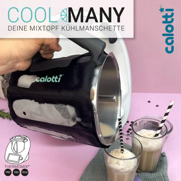 Calotti® | Cool Many mengbeker koelpack - zwart - TM6, TM5, TM31 - Afbeelding 2