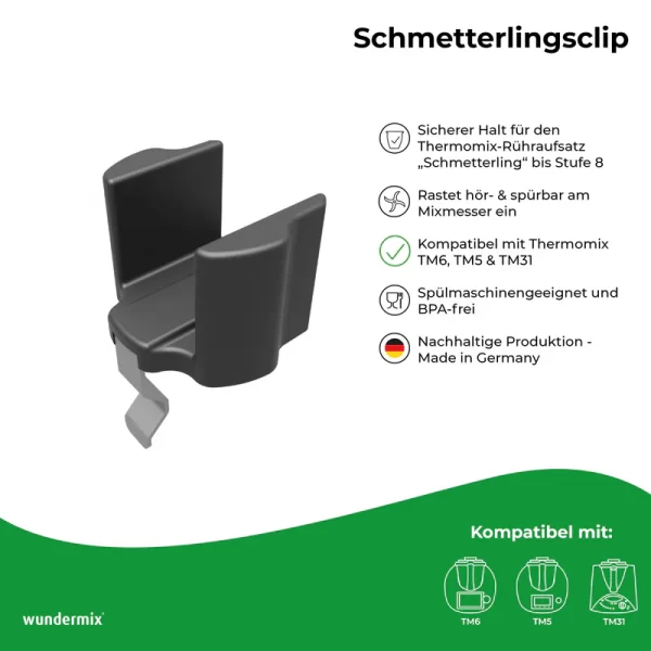 Vlinderclip - TM7, TM6, TM5, TM31 - Afbeelding 2