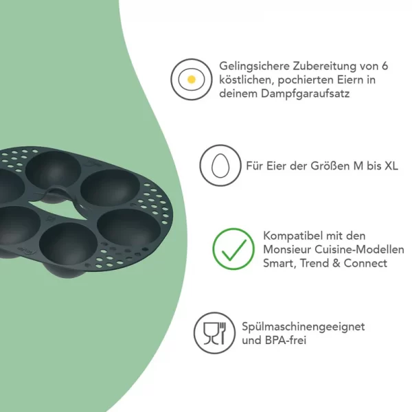 Mixegg® | Pocheerinzet voor 6 - Varoma®- TM7 - Afbeelding 4
