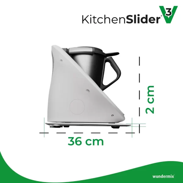 KitchenSlider® M | V3 | Premium Glijplank | alpine wit - TM6, TM5 - Afbeelding 3