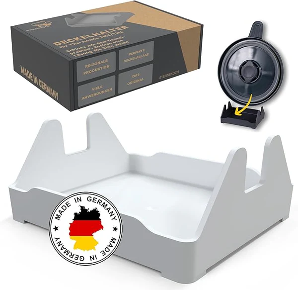 Sternekoch® | Dekselhouder met lekbakje - antraciet - TM6, TM5