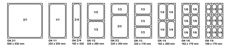 Oven-Stoom-Schaal Inox | 325*265 mm | GN 1/2 | 4 cm diep geperforeerd - Afbeelding 2