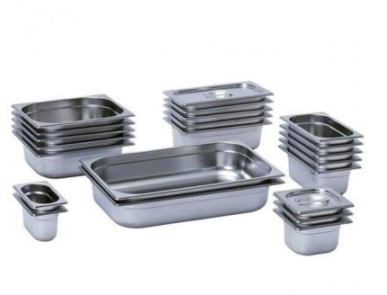 Oven-Stoom-Schaal Inox | 325*265 mm | GN 1/2 | 4 cm diep geperforeerd