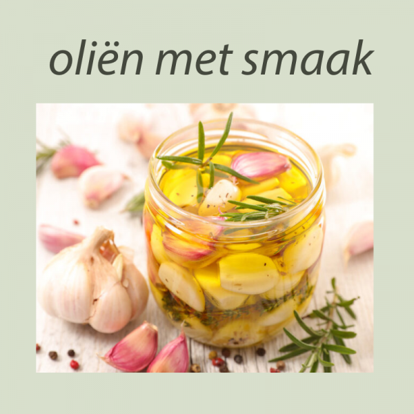 olie met een smaakje