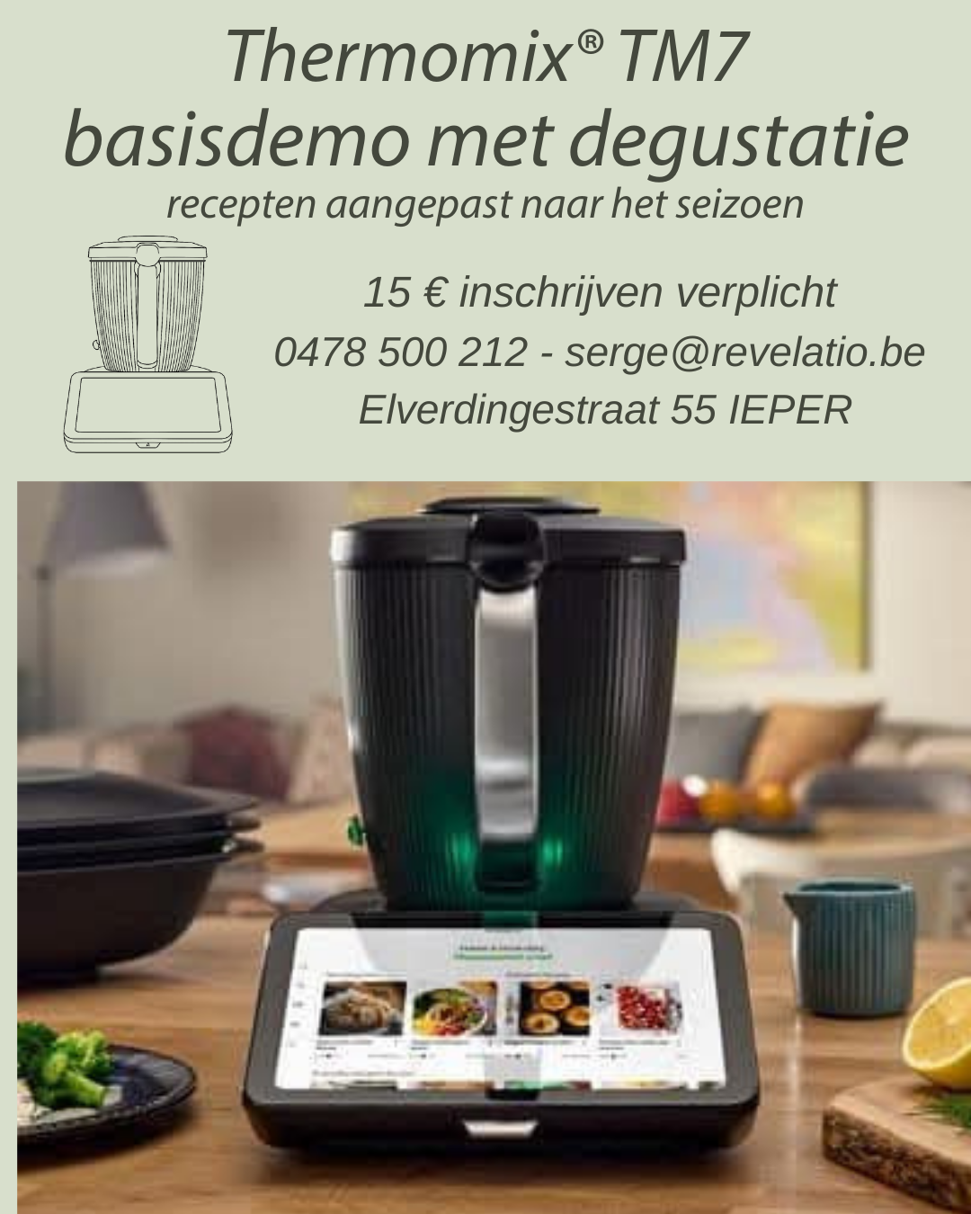 Thermomix® TM7 - DEMONSTRATIE met degustatie