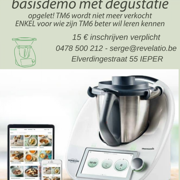 Thermomix® TM6 - DEMONSTRATIE met degustatie