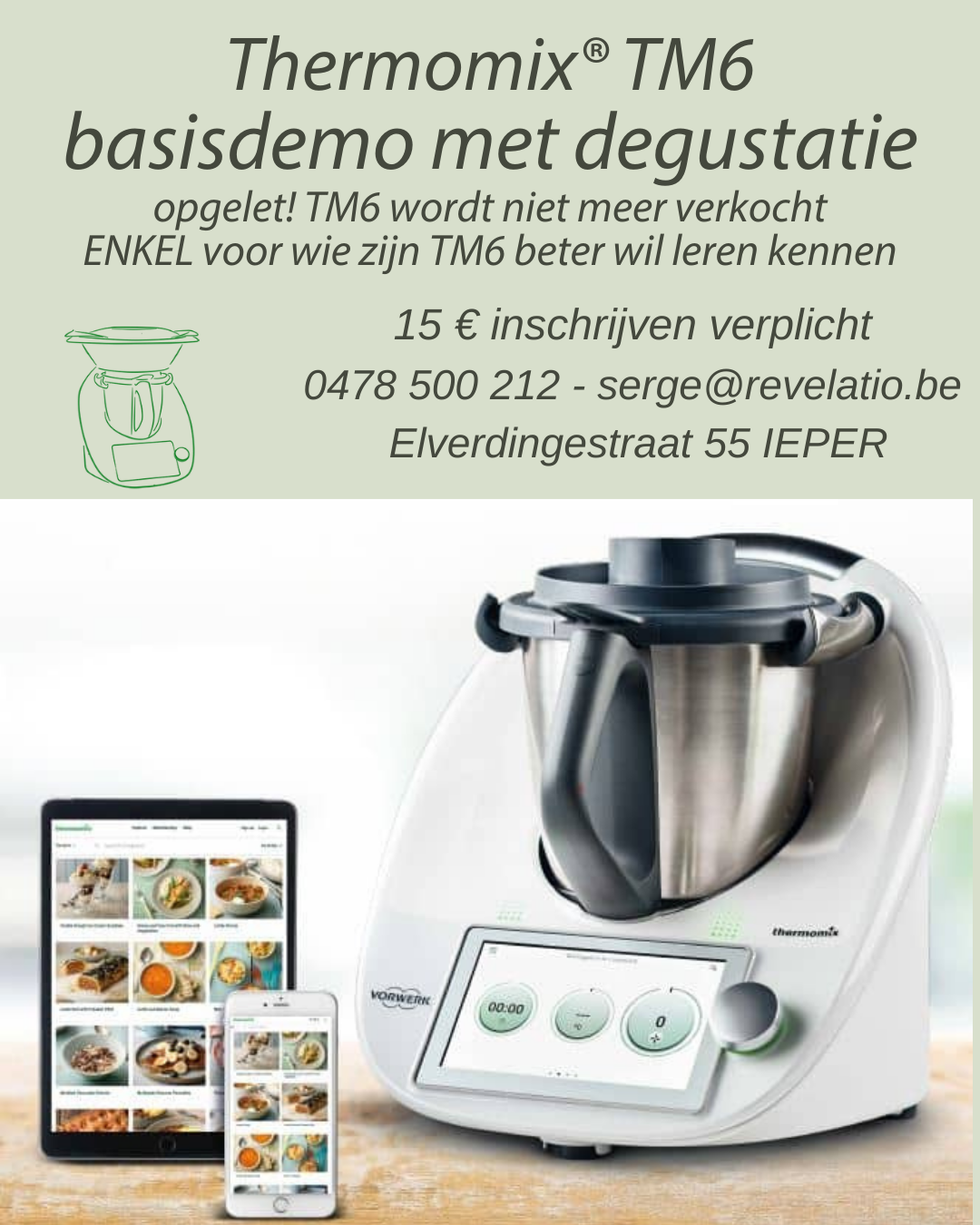 Thermomix® TM6 - DEMONSTRATIE met degustatie
