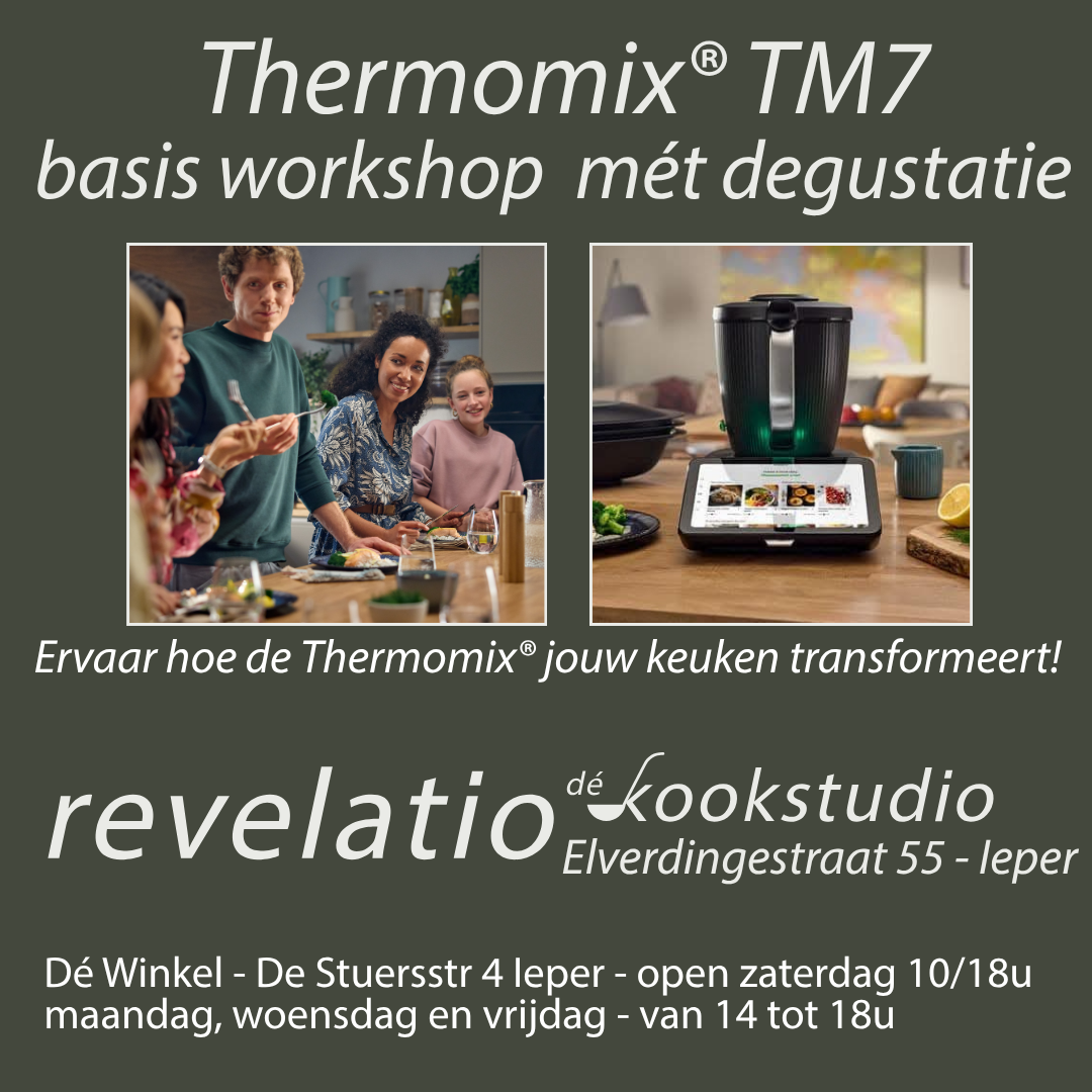 Thermomix® TM7 - basis workshop/demo mét degustatie