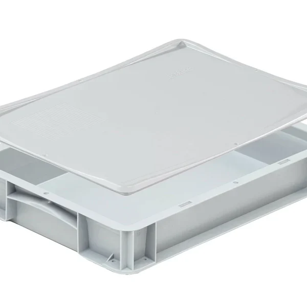 Pizzabollen-Box met deksel | 40 x 30 x 7 cm